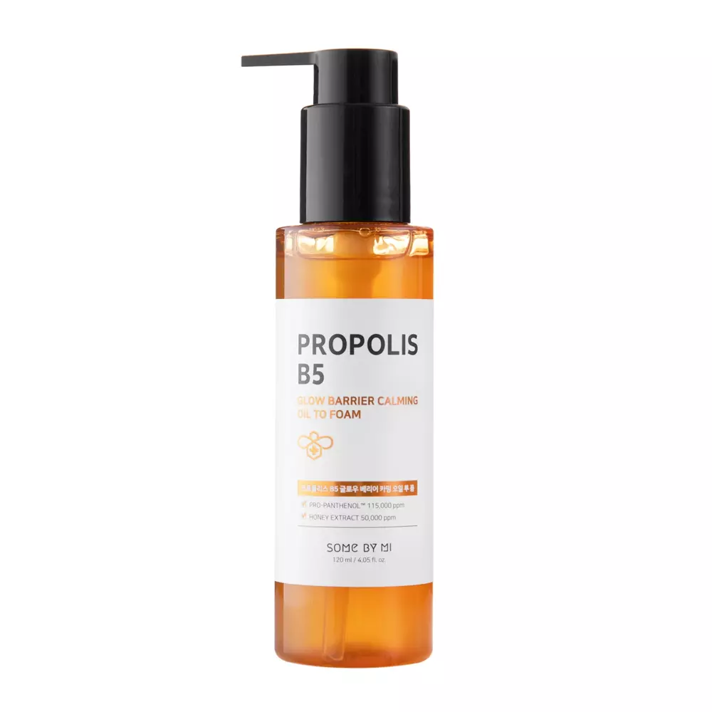 Some By Mi - Propolis B5 Glow Barrier Calming Oil To Foam - Olejek do Oczyszczania Twarzy - 120ml