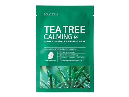 Some By Mi - Tea Tree Calming - Glow Luminous Ampoule Mask - Kojąca Maska z Wyciągiem z Drzewa Herbacianego - 25g