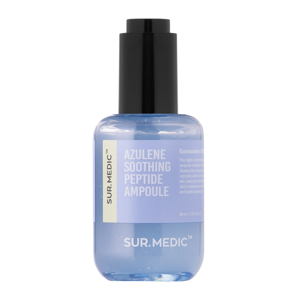 Sur.Medic+ - Azulene Soothing Peptide Ampoule - Kojąca Ampułka z Peptydami - 80ml