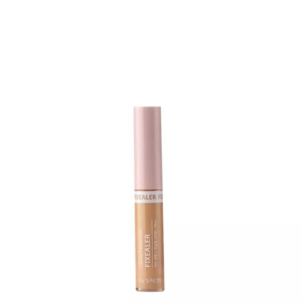 The Saem - Cover Perfection Fixealer SPF30/PA++ - Korektor o Wysokim Kryciu - 02 Rich Beige - 6,5g