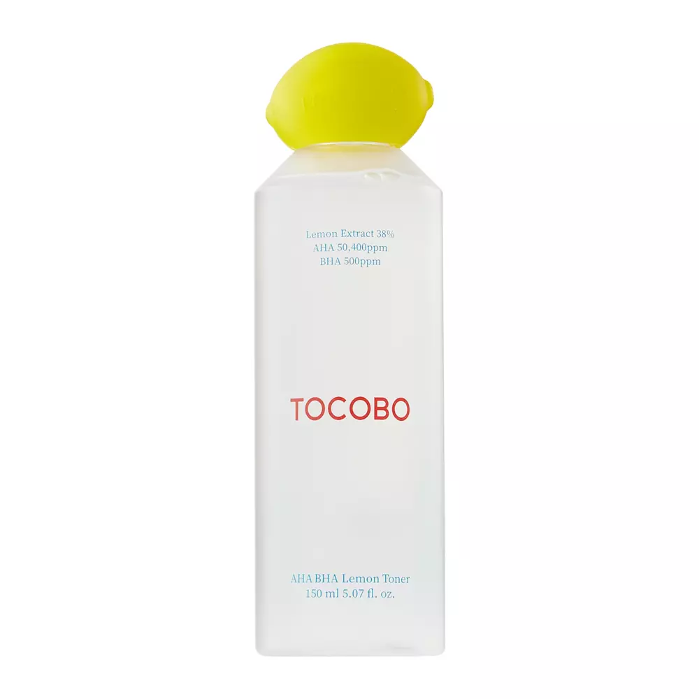 Tocobo - AHA BHA Lemon Toner - Tonik Cytrynowy z Kwasami AHA i BHA - 150ml