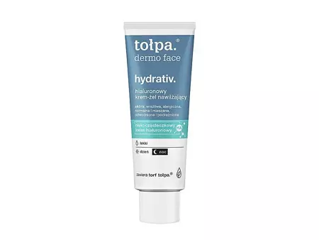 Tołpa - Dermo Face Hydrativ - Lekki Hialuronowy Krem-Żel Nawilżający na Dzień - 40ml