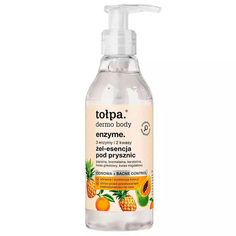 Tołpa - Enzyme - Enzymatyczny Żel - Esencja pod Prysznic - 195ml