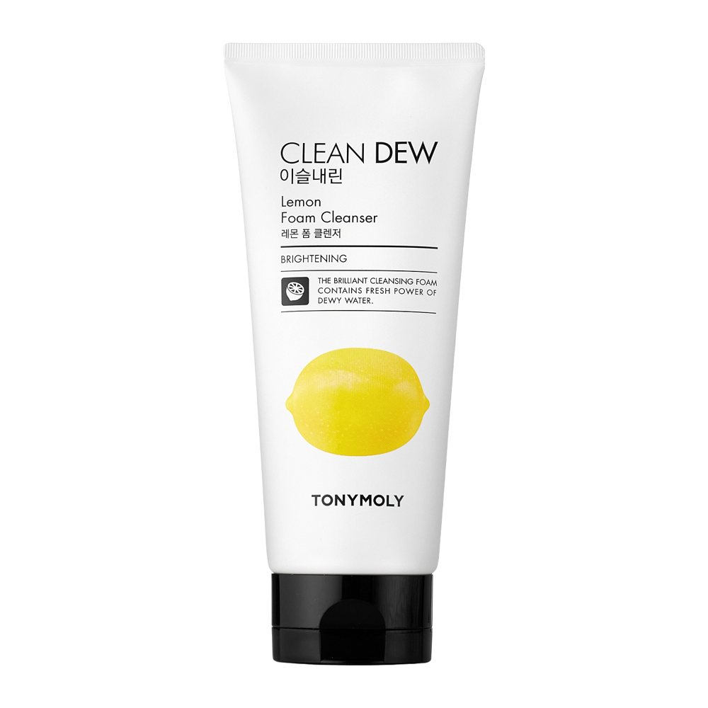 TonyMoly - Clean Dew Brightening Foam Cleanser Lemon - Oczyszczająca Pianka do Twarzy - 180ml