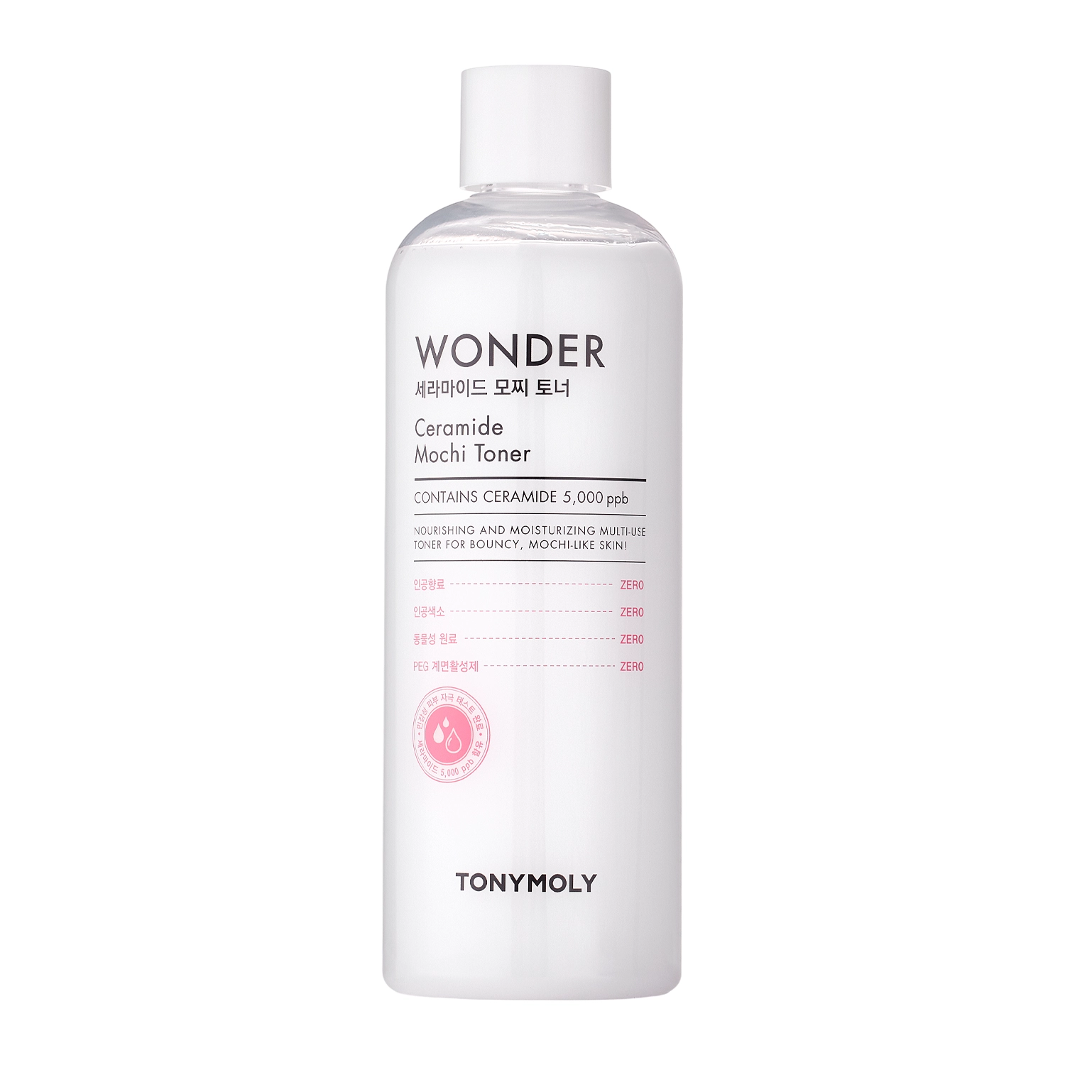 TonyMoly - Wonder Ceramide Mocchi Toner - Nawilżający Tonik z Ceramidami - 500ml