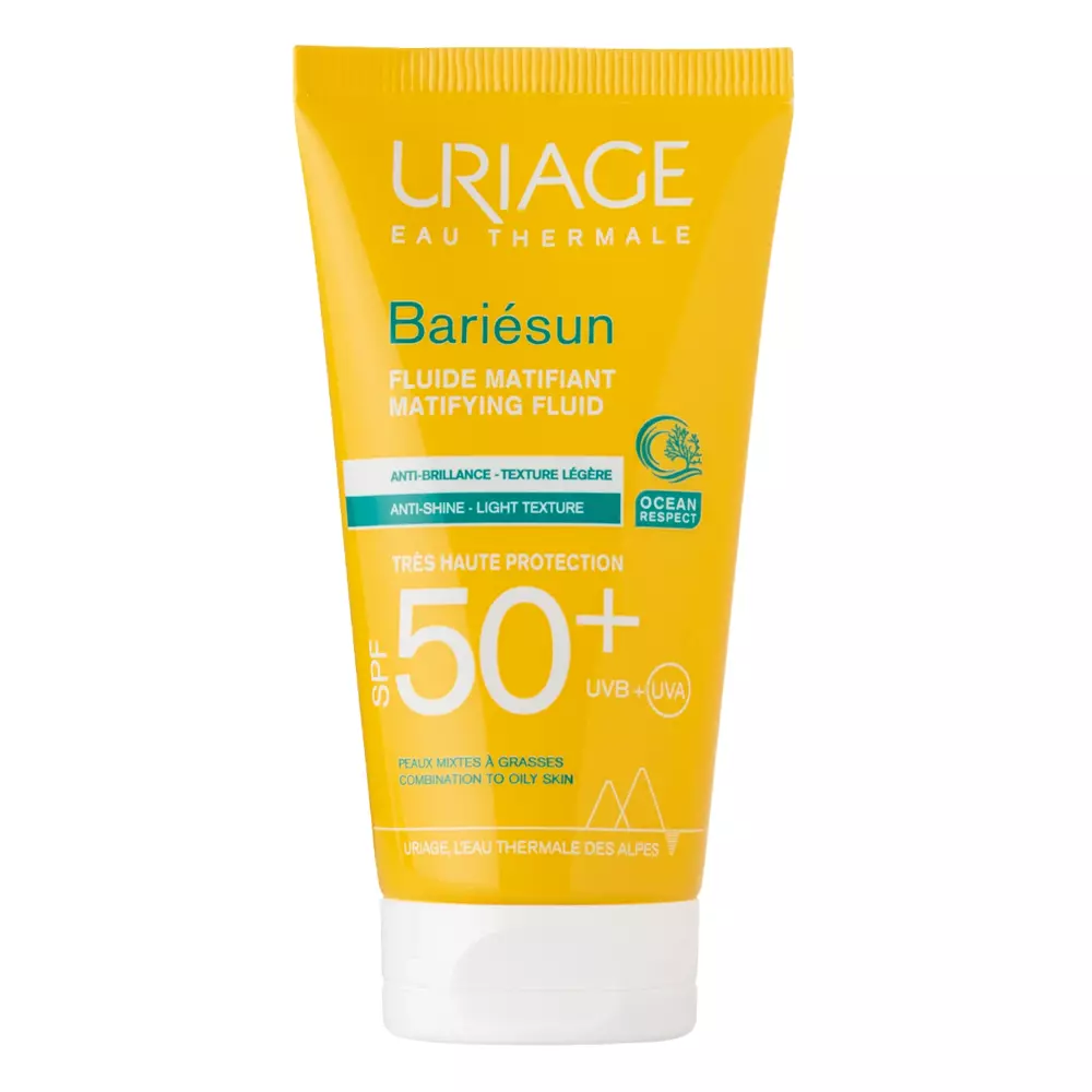 Uriage - Bariesun SPF50+ Fluid Mat - Matująco-Nawilżający Fluid do Twarzy - 50ml