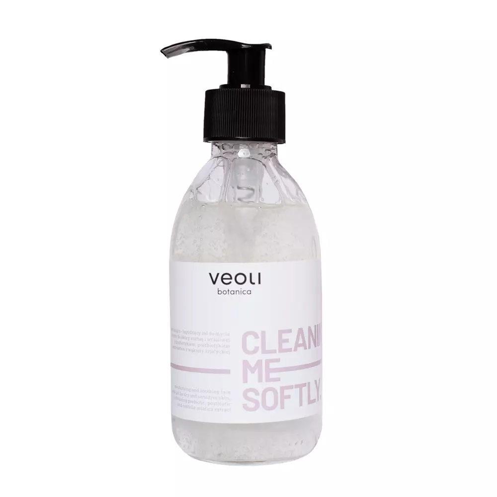 Veoli Botanica - Cleaning Me Softly - Nawilżająco - Łagodzący Żel do Mycia Twarzy - 190ml