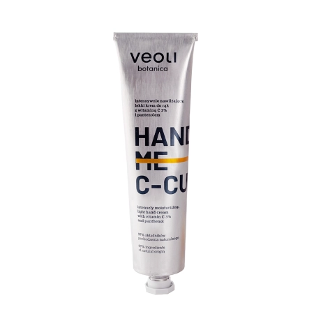 Veoli Botanica - Hand Me C-Cure - Intensywnie Nawilżający, Lekki Krem do Rąk z Witaminą C 3% - 75ml