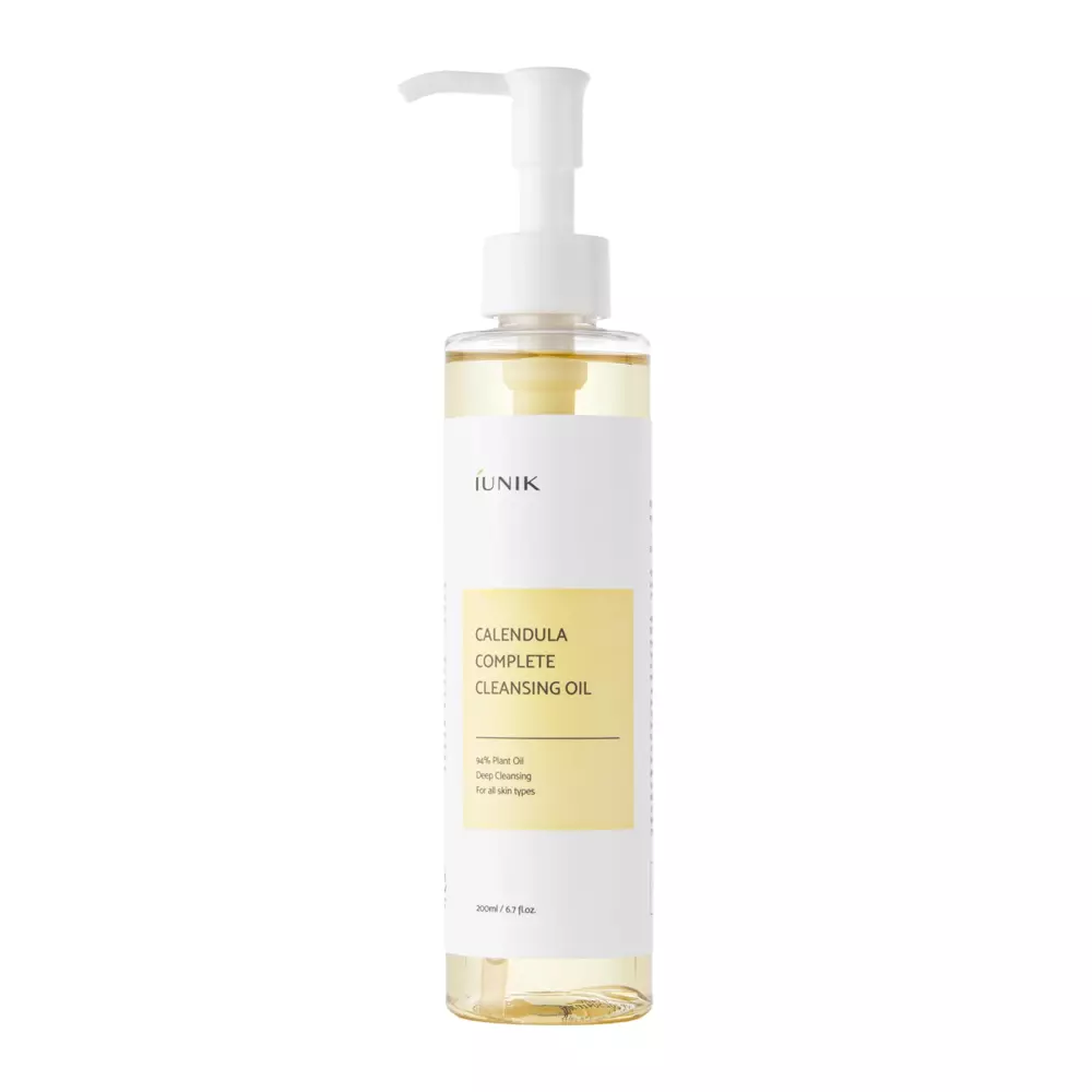 iUNIK - Calendula Complete Cleansing Oil - Olejek do Demakijażu z Ekstraktem z Nagietka - 200ml